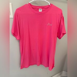 PINK Victoria's Secret Hot Pink Tee